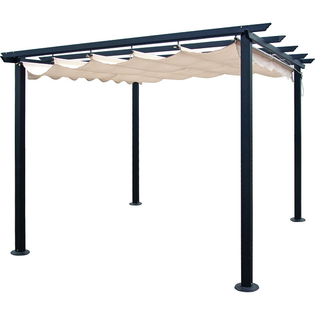 PERGOLA JABO POLYESTER ALUMIN 3X3M | Beijerbygg Byggmaterial